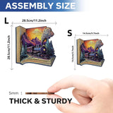 Book Adventures Unique Shape Wooden Jigsaw Puzzles