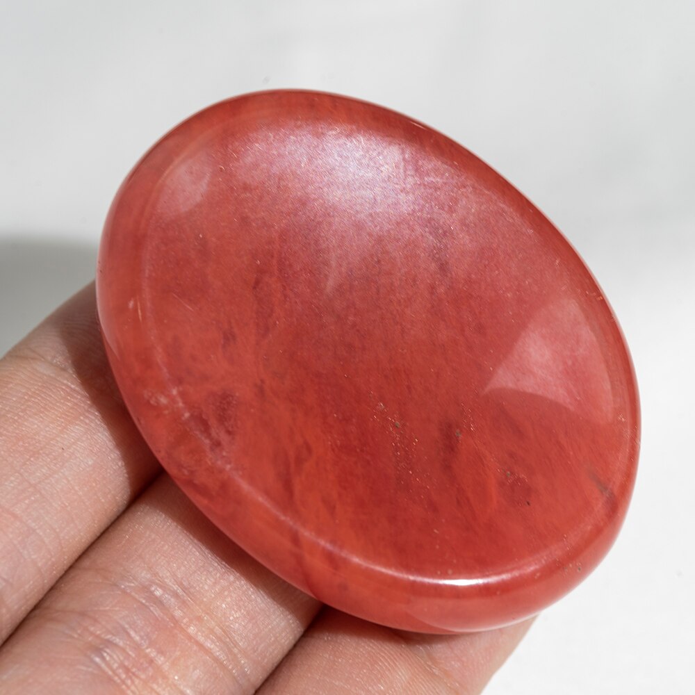 Thumb Pad Worry Stones Crystal Healing Seven Chakra Stones