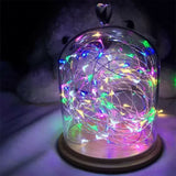 1m-30m Copper Wire LED String Light 8 Colours Fairy Lights Battery Powered