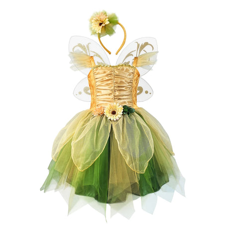 Flower Fairy Costume Children Halloween Cosplay