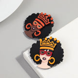 African Queen Acrylic Brooch