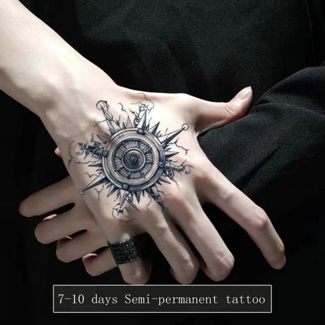 Compass Temporary Tattoos