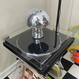 Retro Disco Mushroom Shape Mirror Ball Home Decorations