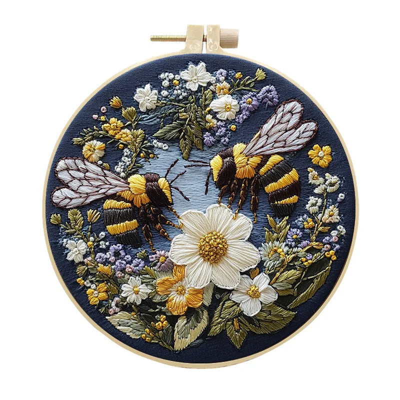 Bee Embroidery Kits DIY Crafts