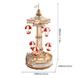 Parachute Tower DIY 3D Wooden Model Kit