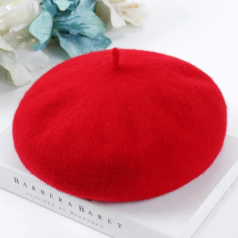 Wool Berets Autumn and Winter Soft Hats
