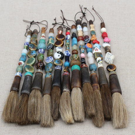 Bead Handle Calligraphy Artist Brush