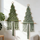 Christmas Tree Handmade Macrame Tapestry Wall Decoration