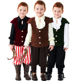Medieval Pirate Kid Boys Cosplay Halloween Costumes