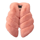 Baby Girls Faux Fur Vest Winter Outfits Kids Warm Sleeveless Coat Infant Toddler 6M-7Y Outerwear