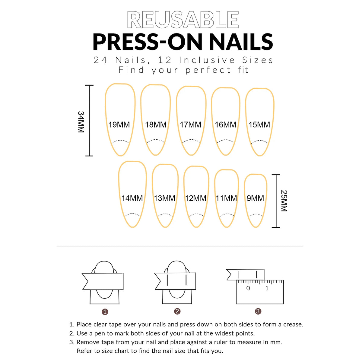 Halloween Blood Stained Bone Long Pointed Claw Press On Nails Acrylic 24pcs
