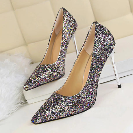 Magical Glittery High Heels in EIGHT Colours