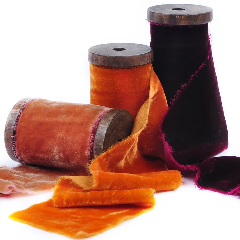 4CM*1m Velvet Ribbons Handmade Gifts Wrapping DIY Crafts