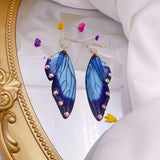 Handmade Resin Fairy Wing Earrings