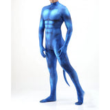 Animal Cosplay Carnival Costume Adults Bodysuit Unisex with Paws and Tail