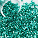 1200pcs 2mm Metallic Bronze Golden Glass Seed Beads for Needlework DIY Jewellery Making
