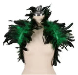 Feather Shoulder Epaulettes Festival Rave Wear