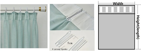 Confetti Cotton Linen Curtains