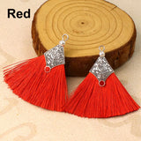 2/4/6Pcs Mini Craft Tassel Handmade Soft Silk Tassel for Earring Jewelry Making DIY Projects Keychain Bookmarks