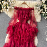 Cadenza's Cake Mesh Party Dress