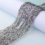 3/4/6mm Rainbow Austria Bicone Crystal Beads AB Colour Faceted Glass Beads for DIY Jewellery Making