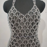 Crystal Body Chain Dress Maternity Photoshoot Body Jewellery