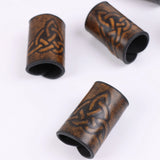 Viking Hair Cuffs Set Coils and Rings for Braids