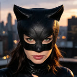 Cat Woman Costume Latex Mask Halloween Costume Cosplay Prop