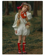 Handmade Little Red Mushroom Costume Set