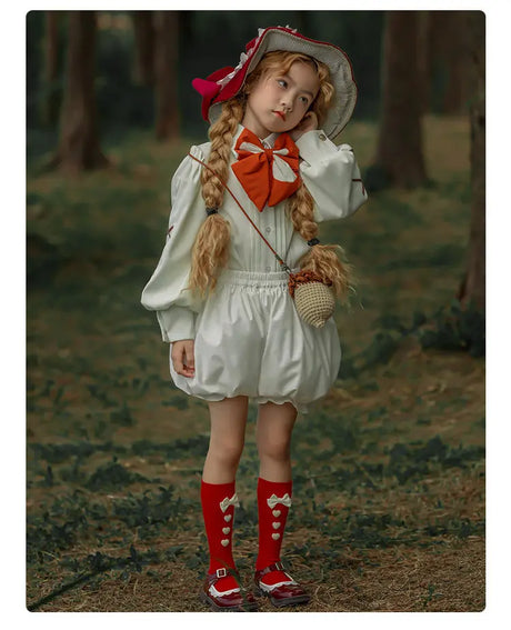 Handmade Little Red Mushroom Costume Set