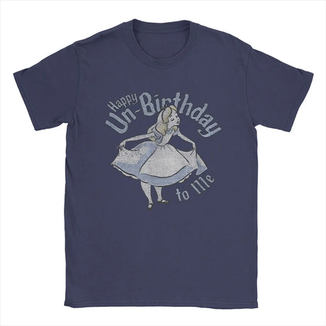 Happy Un-Birthday To Me Alice In Wonderland T-Shirts Cotton Tees
