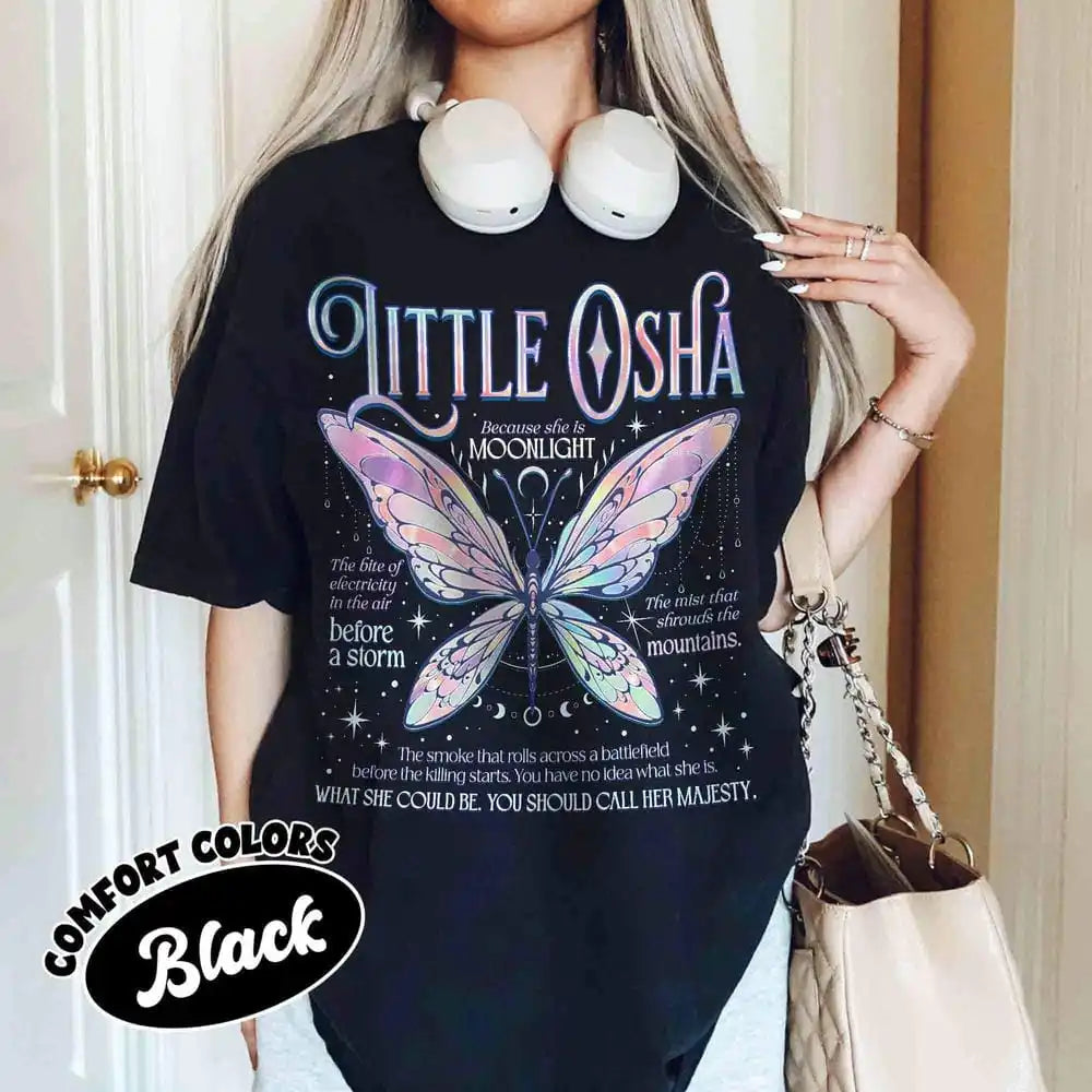 Little Osha Butterfly T-Shirt Quicksilver Book Lovers Tee