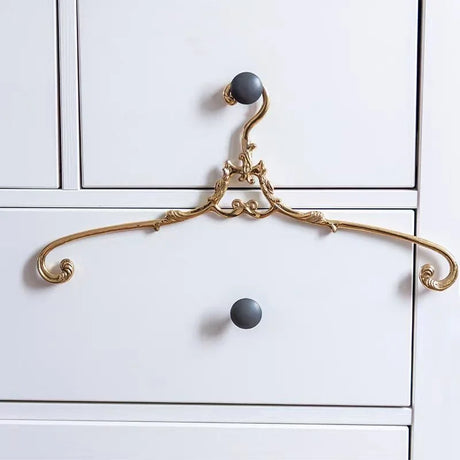 French Palace Style Solid Brass Clothes Hanger