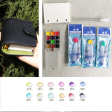 Painters Pocket Kit A9 Three-Ring Mini Loose-Leaf Leather Notepad Painting Supplies