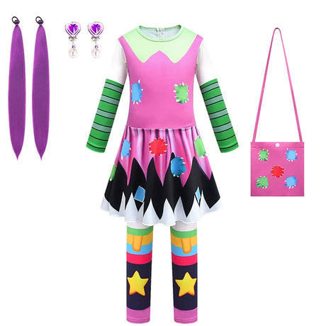 Adventure Game Bobi Time Lily Kids Clothes Halloween Cosplay Book Week Costumes Pretend Play