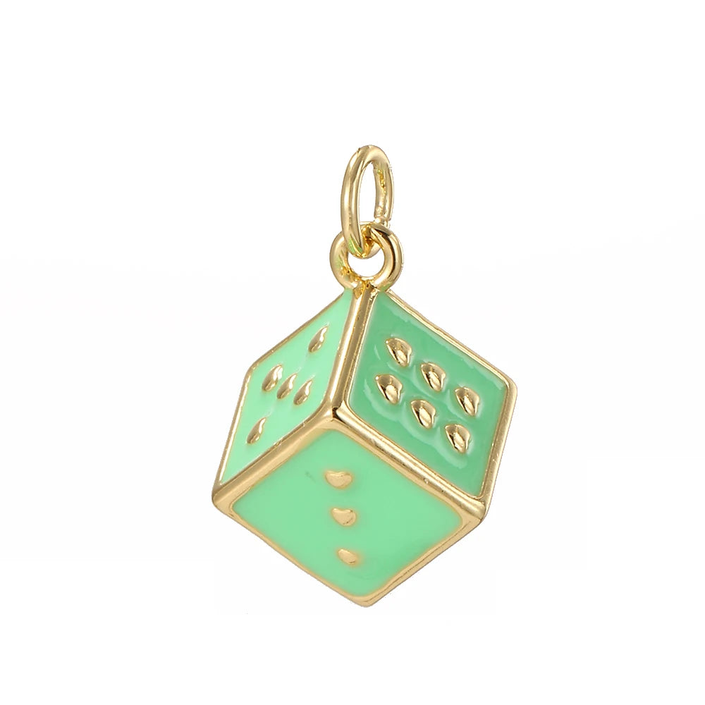 Green Charms Jewellery Making Supplies Necklace Bracelet Pendant Charms