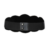 Boho Beaded Elastic Waist Wide Belt