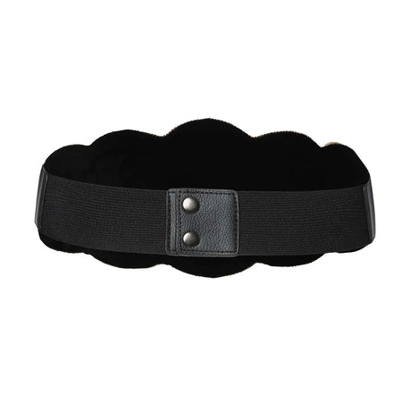 Boho Beaded Elastic Waist Wide Belt