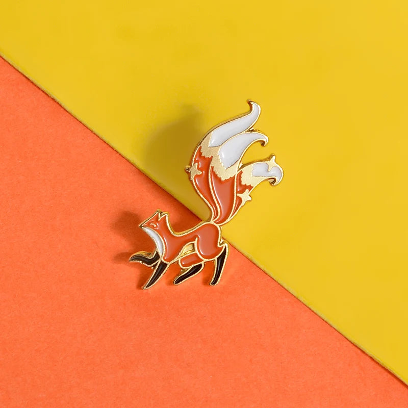 Little Fox Enamel Pin