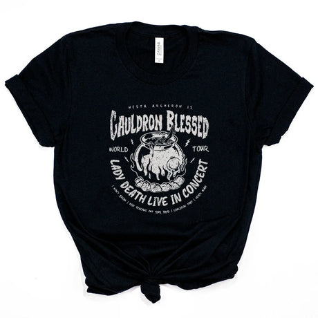 Cauldron Blessed Lady Death T-Shirt Nesta Archeron ACOTAR Book Fan Tee