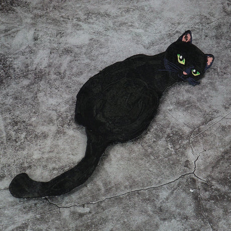 Embroidered Animal Patches Fox Black Cat Fish DIY Sew Craft