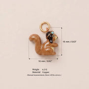Miniature Animal Friends Pendant Charms DIY Jewellery Making