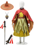 Adventure Princess Raya Warrior Girls Outfits Halloween Cosplay Last Dragon Book Week Children's Costume