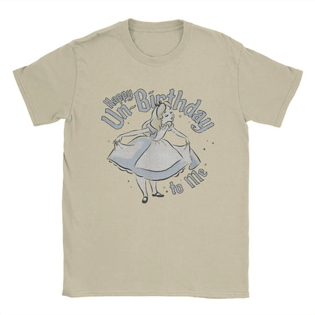 Happy Un-Birthday To Me Alice In Wonderland T-Shirts Cotton Tees