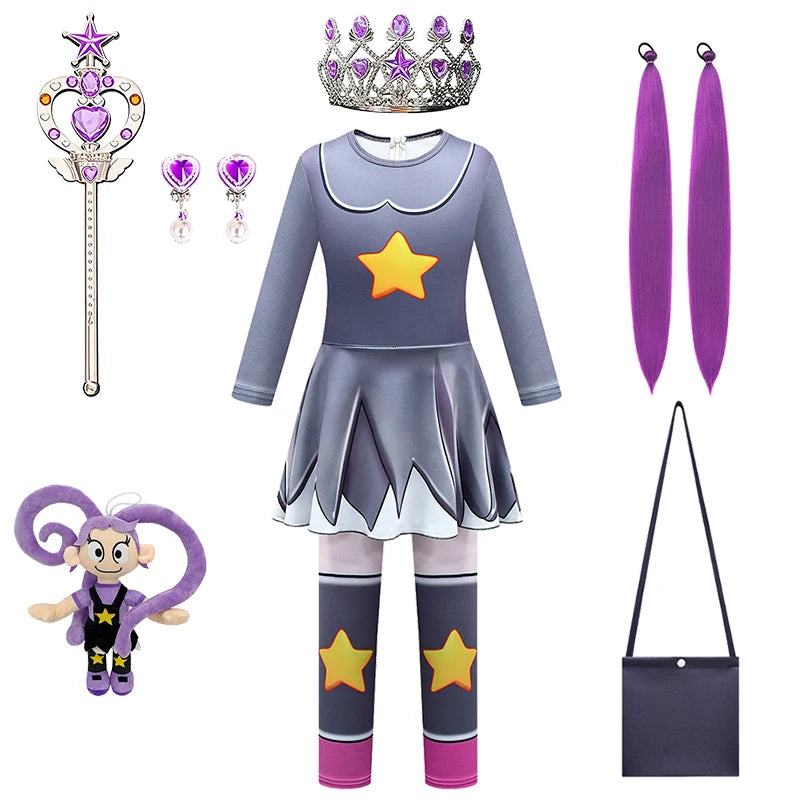 Adventure Game Bobi Time Lily Kids Clothes Halloween Cosplay Book Week Costumes Pretend Play