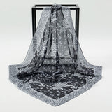 Paisley Print Scarf Square Bandana Neckerchief Hair Ribbon Headband Hair Accessories