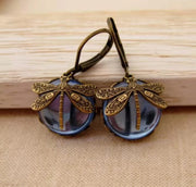 Delightful Dragonfly Drop Earrings