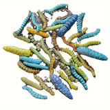 Spooky 6pcs Caterpillar Hair Clips Durable Plastic Halloween Costumes