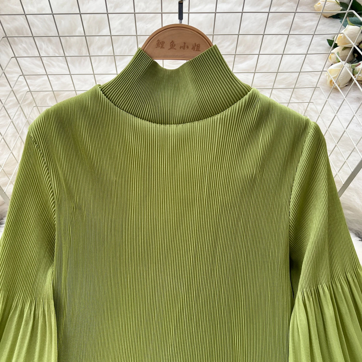 Petal Sleeves Pleated Tassel Dress Eight Colours