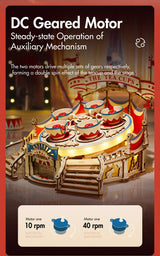Tilt-A-Whirl Kit DIY Wooden Model Kit